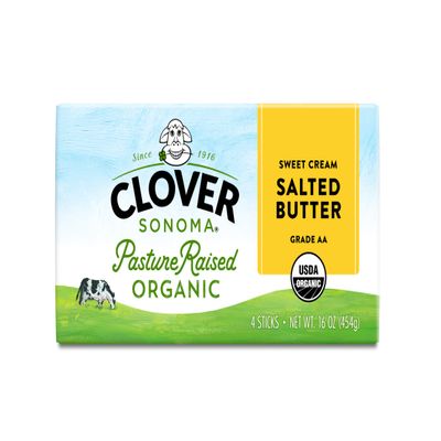 Clover Sonoma, Organic Salted Butter Quarters, 1 lb