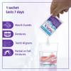 Novadent Dentures Cleaner  for Denture on implants, Denture Soft Liner and Orthodontic Appliance Without Soldering -1 Year (52 sachets) view 2