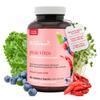 Dr. Fuhrman Pixie Vites Chewable Children's multivitamin | Whole Food Kids Multi with Vitamin D3, K2 & Zinc | Sugar Free, Vegan, Non-GMO | Organic Natural Fruits and Veggies | Berry Flavor | 120 Tabs view 1