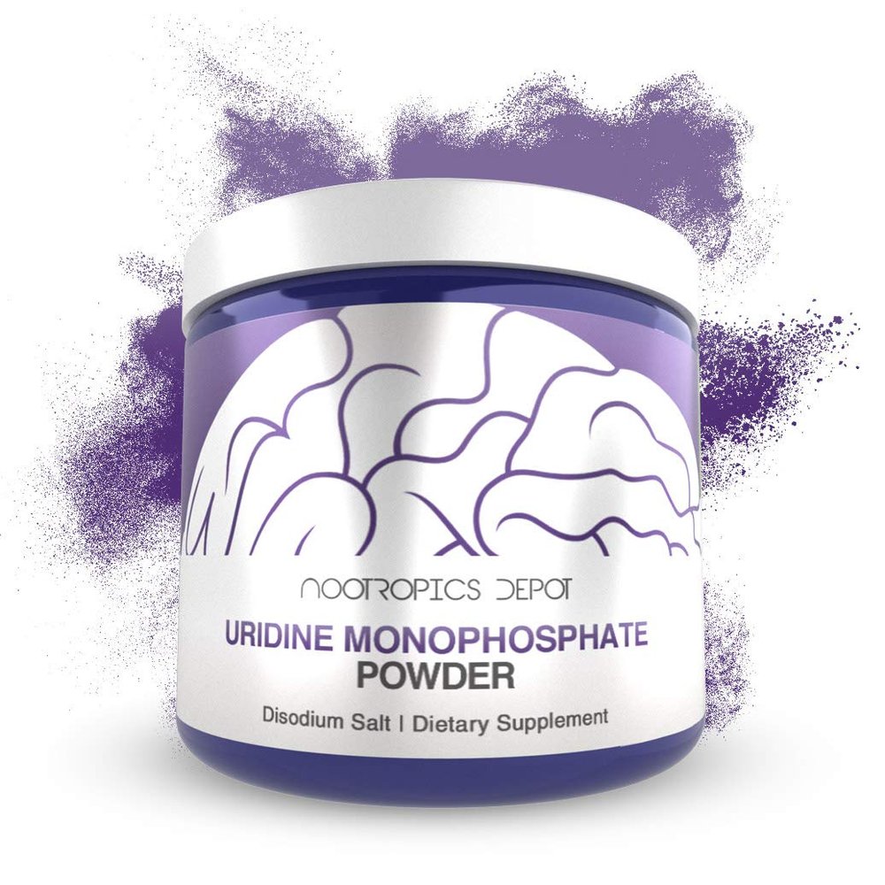 Nootropics Depot Uridine Monophosphate Powder | 60 Grams | Disodium Salt | Supports Healthy Cognitive Function + Enhances Memory* | Supports Healthy Mitochondrial Function*