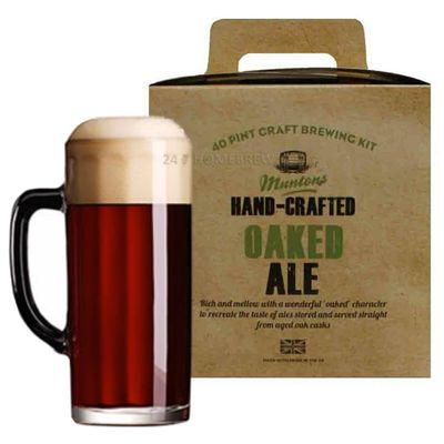 Muntons Hand Crafted Range Oaked Ale 40 pints 23L 3kg - Homebrew Beermaking