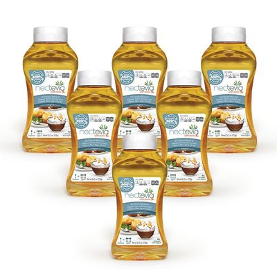 Nectevia - Stevia Infused Agave Nectar (Original, 26.5 oz/6 pack) 