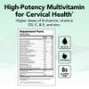 Theralogix ProCerv HP High-Potency Multivitamin - 90-Day Supply - Support for Women & Men - Immune Support Supplement - Includes Vitamin B, Vitamin C, Vitamin D & Zinc - NSF Certified - 270 Capsules view 2