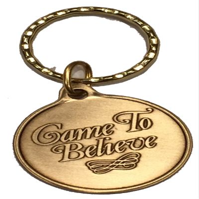 Came to Believe AA Keychain Medallion Sobriety Chip Key Tag