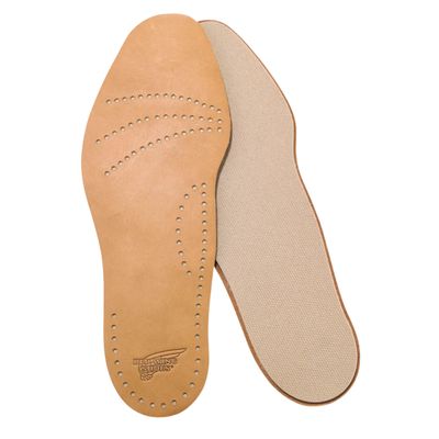 Red Wing Shoes Mens Leather Footbed Insoles, Full-Grain Cattle Hide Covering, Medium