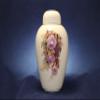 Purple Rose Funeral Urn - Cremation Urn for Human Ashes - Hand Made Pottery (185 Cubic Inches) (185 Cubic Inches) view 3