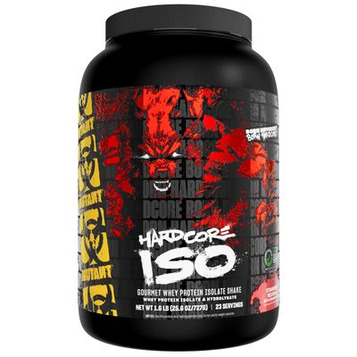 Mutant ISO Surge Whey Protein Isolate Powder Acts Fast to Help Recover, Build Muscle, Bulk and Strength, 1.6 lb - Strawberry Milkshake