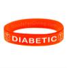 Goods For Giving Diabetic ID Bracelet Wristband - Orange - 8 Inches - Standard view 1