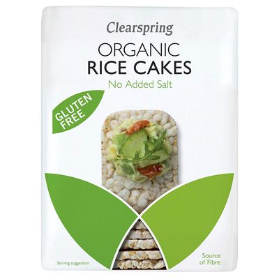 Clearspring Organic Thin Rice Cakes No Added Salt 130g