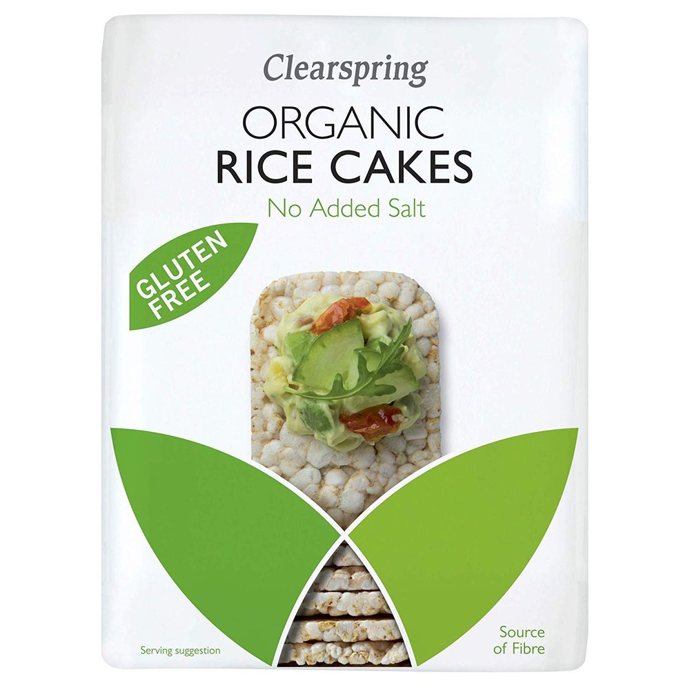 Clearspring Organic Thin Rice Cakes No Added Salt 130g
