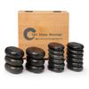 Master Massage 18-Piece Hot Stone Set  Basalt Rocks for Professional & Home Spa, Healing & Pain Relief view 2