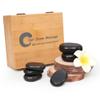Master Massage 18-Piece Hot Stone Set  Basalt Rocks for Professional & Home Spa, Healing & Pain Relief view 4