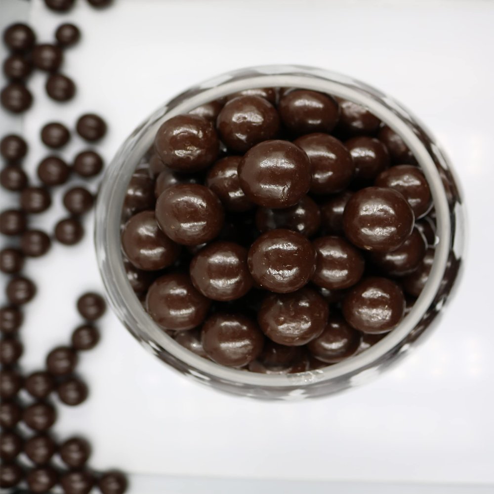FirstChoiceCandy Dark Chocolate Covered Malt Balls 1.5 Pound