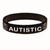 Goods For Giving Autistic ID Bracelet Wristband Combo - 5 Pack - 8-1/4 Inches - Large - Black Blue Green Red Purple view 2