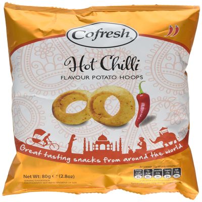 Cofresh Hot Chilli Potato Hoops (80g)