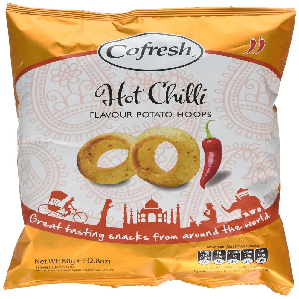 Cofresh Hot Chilli Potato Hoops (80g)