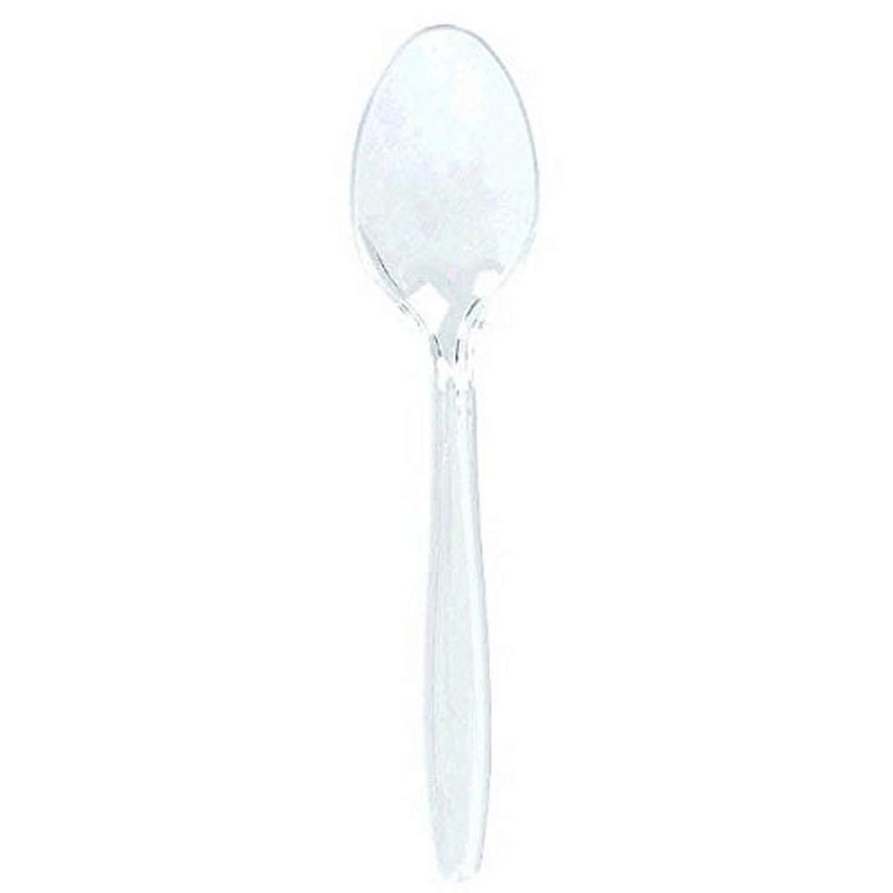 Amscan Clear Plastic Spoons - Pack of 20