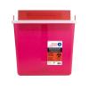 Dynarex Sharps Container, Provides a Safe Disposal of Medical Waste and Needles, Non-Sterile & Latex-Free, 5 Quarts, Made with Thermoplastic, Red with a Transparent Lid, 1 Dynarex Sharps Container view 1
