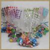 100pcs 4"x 6" Black Polka dot Cello Bags + Matched Twist Ties for Party Gift Packing (Black) view 1
