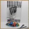 100pcs 4"x 6" Black Polka dot Cello Bags + Matched Twist Ties for Party Gift Packing (Black) view 2