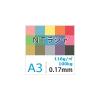 NT Rasha 4.1 oz (116 g) Square Meter A3 Size 500 Sheets Beni Salmon view 2