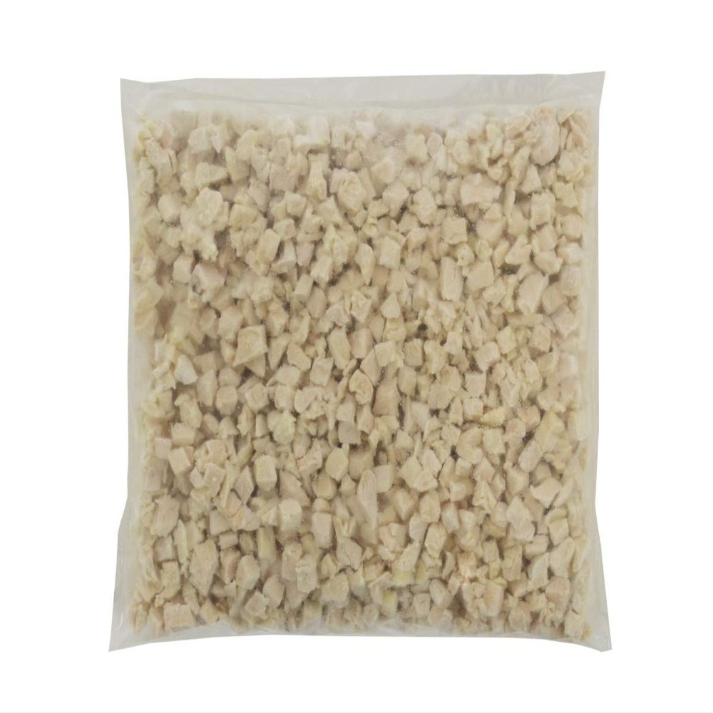 Brakebush Chick N Zips Diced Raised without antibiotics Natural Chicken Breast, 10 Pound -- 1 each.