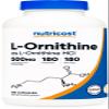 Nutricost L-Ornithine 500mg, 180 Capsules - Non-GMO and Gluten Free view 1