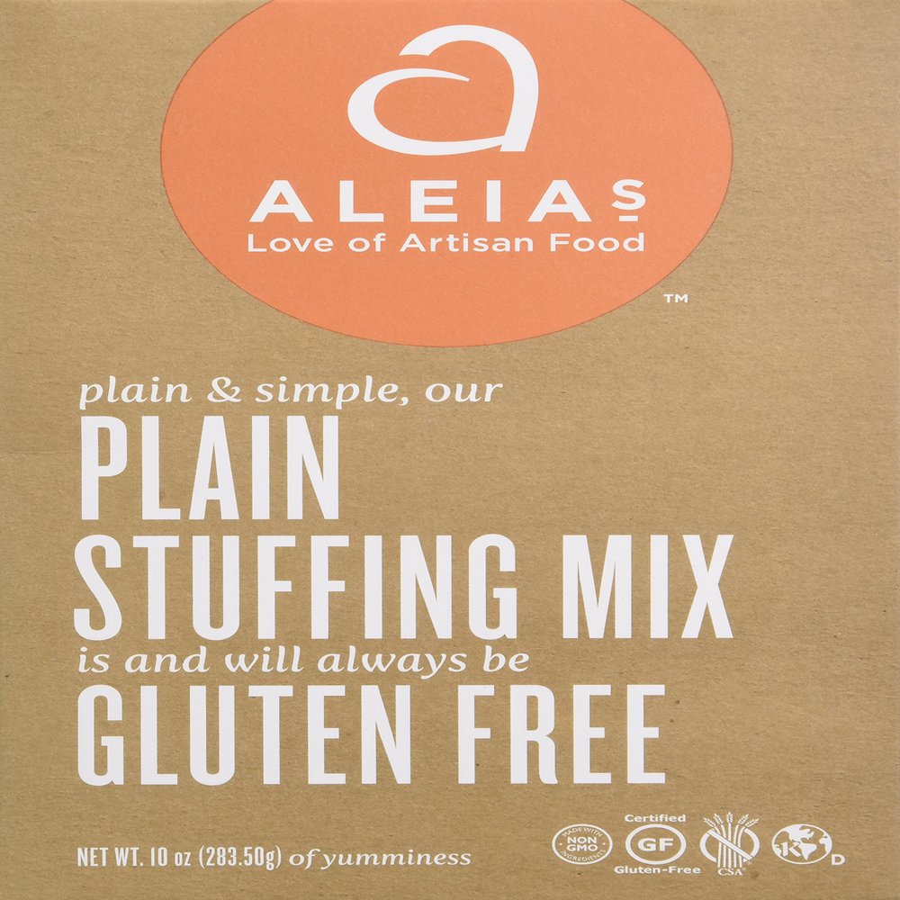 Aleia's Gluten Free Foods Gluten Free Plain Stuffing Mix, 10 Ounce