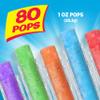 Pop Ice Popsicle Variety Pack of 1 Oz Freezer Bars, Assorted Flavors, 80 Count view 4