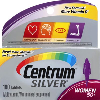 Centrum Silver Women's Supplement, 100 Count