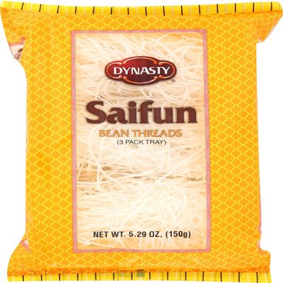 Dynasty SaiFun Bean Threads Noodles, 5.29 oz Bags, 3 pk SOLD BY Prefectmart THANK YOU