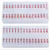 Twice-a-Day Monthly Large Pill Organizer Set - AM and PM Medication Organizer for the Entire Month. Set Contains 2 Organizers for 1 Month. (New STAY-TIGHT Lids) view 1