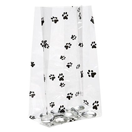 300 Animal Print Cellophane Treat Bags Favors Dogs Puppy Cats 4" x 9.5"
