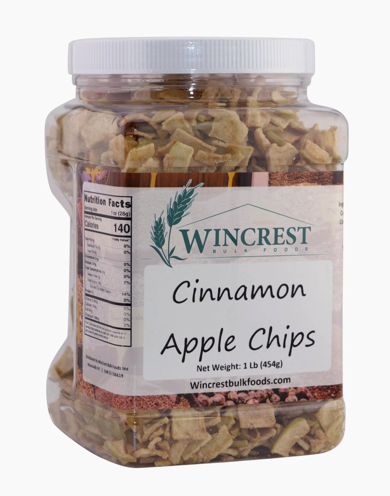 Dried Cinnamon Apple Chips - 1 Lb Tub