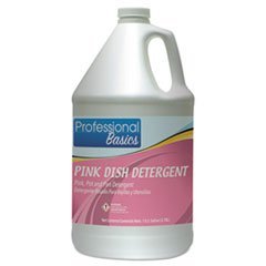 Theochem 505920 Professional Basics Pink Dishwashing Detergent, Bouquet, 1 gal Bottle, 4/Carton