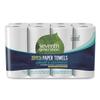 Seventh Generation 2-Ply Paper Towels, 11" x 5 7/16", 100% Recycled, White, 156 Sheets Per Roll, Pack of 8 Rolls view 1