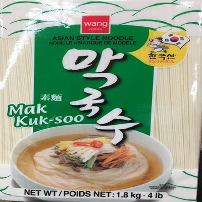 4 LB Wang Korea Asian Style Noodle, Mak Kuk Soo (Pack of 1)