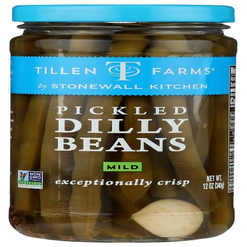 Tillen Farms Beans - Pickled - Crispy Dilly - 12 oz - case of 6