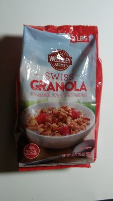 1 Of Wellsley Swiss Granola With Almonds, Hazelnuts, & Strawberries 2 LBS (32 oz)