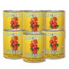 Bianco DiNapoli Organic Whole Peeled Tomatoes - Vine Ripened California Grown Tomatoes with Basil - Ideal for Flavorful Sauces, Soups & Italian Cooking - Canned for Freshness - 28oz, 6 Pack view 1