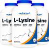 Nutricost L-Lysine 500mg (1000mg Serving), 500 Capsules (3 Bottles) view 1