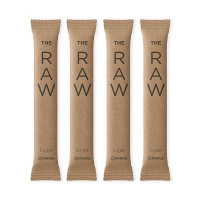 SUGART - THE RAW SUGAR - 500 Individual Serving Stick Packets - U Parve/Kosher