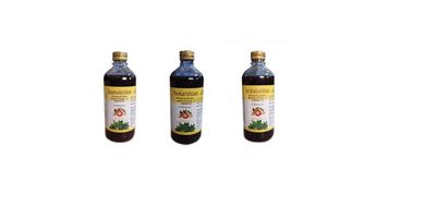 Dasamoolarishtam + Asokarishtam + Jeerakadyarishtam by Arya Vaidya Pharmacy Combo Pack (Each 450ml)