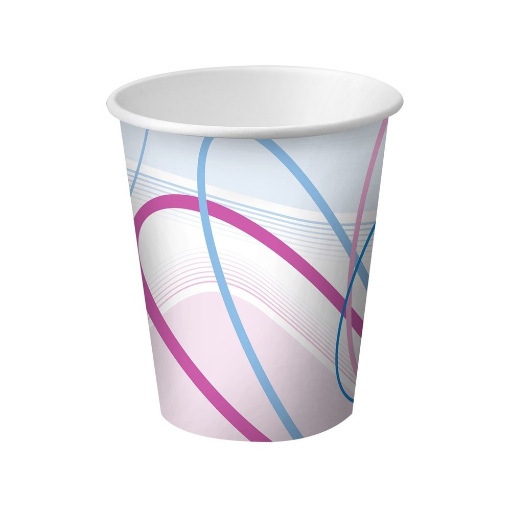 Dynarex Disposable Paper Cups - Contemporary Design - For Personal & Professional Use - 3 oz - 100 Count