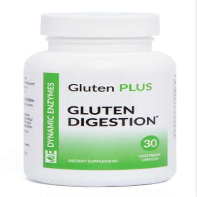 Gluten Plus Advanced Digestive Enzymes  DPP-IV Enzyme Complex for Gluten & Casein Digestion  Helps Digest Wheat, Barley & Rye  Supports Digestive Comfort  30 Veg Capsules