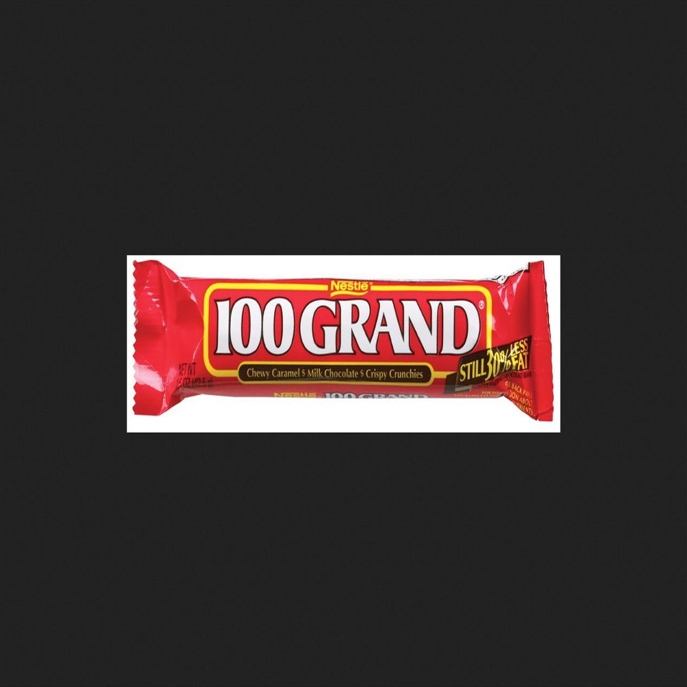 100 Grand Chocolate Bar 1.5 oz (Pack of 36)