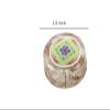 Jet Crystal Quartz Flower of Life Orgone Tower Buster view 2