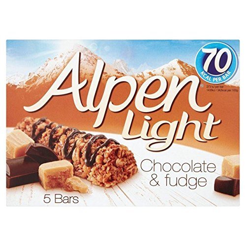 Alpen Light Bars Choc & Fudge - 5 x 19g