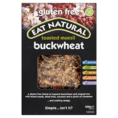 Eat Natural Gluten Free Toasted Muesli & Buckwheat - 500g