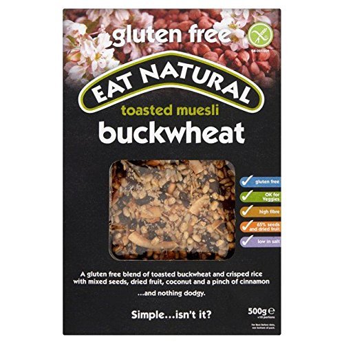 Eat Natural Gluten Free Toasted Muesli & Buckwheat - 500g